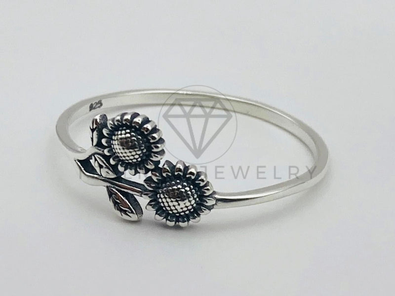Anillo de Lujo - 105940 - Anillo Girasoles Plata .925