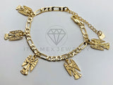 Pulsera Elegante - 102674 - Diseño Arcángel Uriel - Oro Laminado 18K