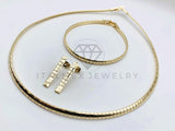 Juego de Lujo - 106249 - Juego Rolex Diamantado Dorado - Oro Laminado