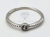 Anillo de Dama - 105484 - Anillo Solitario Circonia Diamante Plata .925