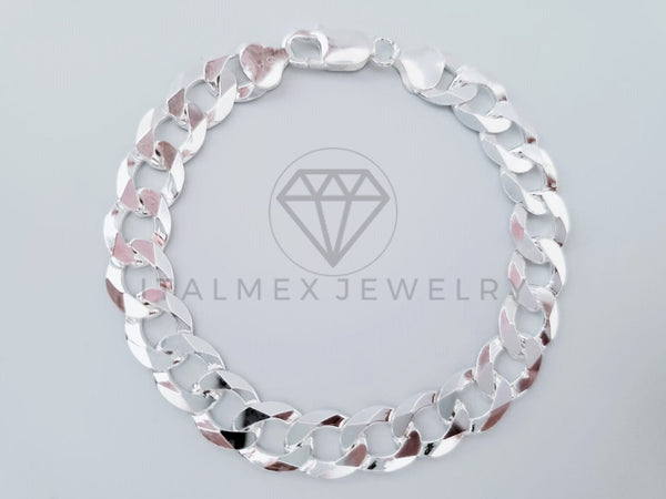 Pulsera Cubana 10mm Plata .925