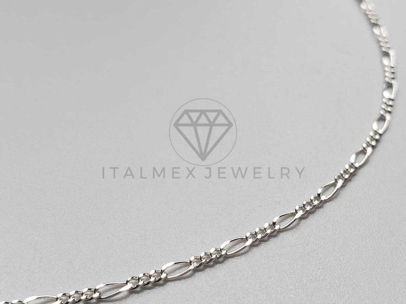 Cadena Figaro 1mm - Plata .925