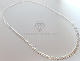 Cadena Cubana 6mm Plata .925