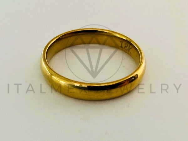 Anillo de Lujo - 105442 - Argolla Lisa 3mm Oro Laminado 18K