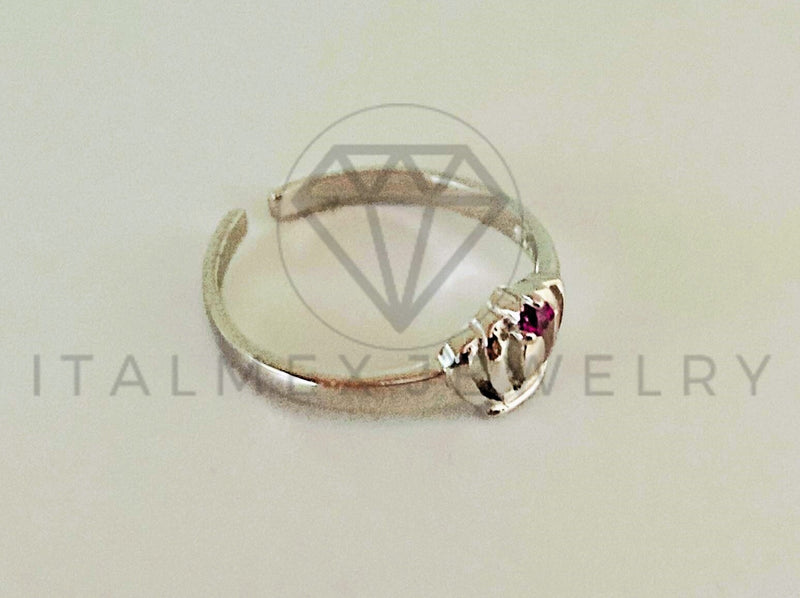 Anillo de Plata - 105417 - Anillo Corona Ajustable Niña Plata .925