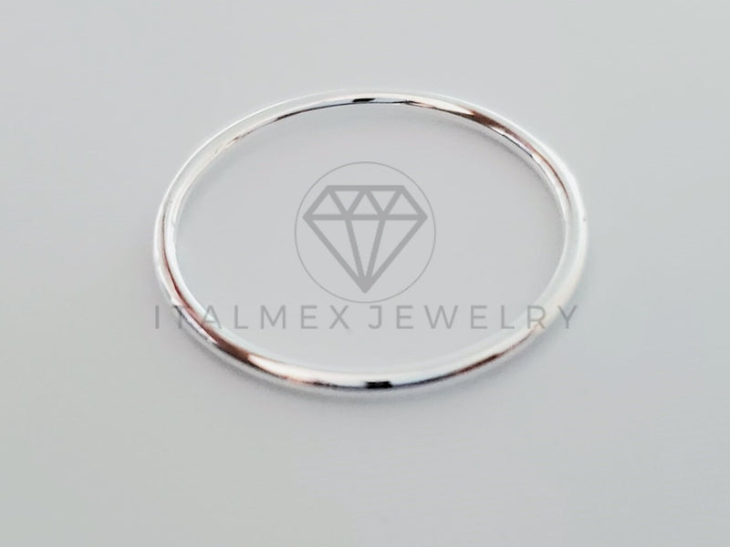 Anillo de Dama - 104724 - Argolla Lisa Delgada Plata .925
