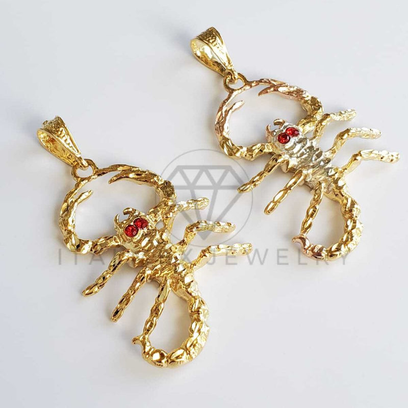 Dije de Lujo - 100515 - Dije de Alacrán con Circonia -  Oro Laminado 18K
