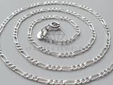Cadena Figaro 2mm - Plata .925