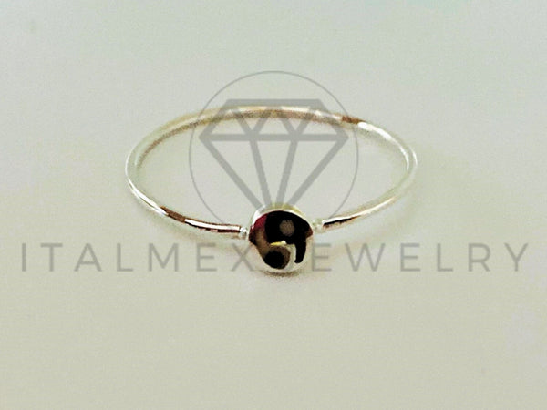 Anillo de Plata - 105416 - Anillo Solitario Ying Yang Plata .925