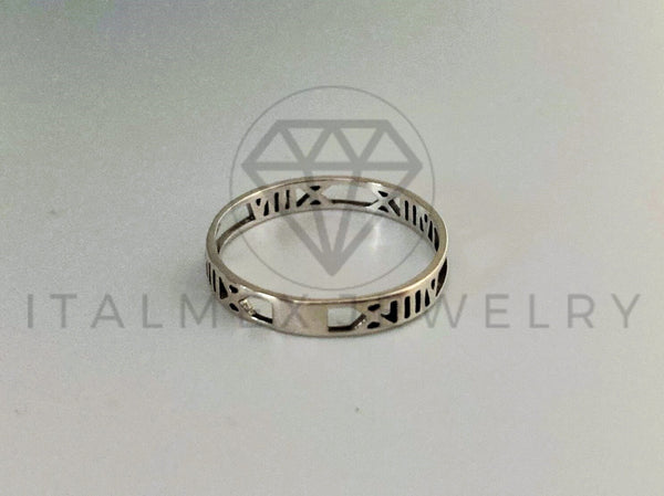 Anillo de Plata - 105414 - Anillo Numeros Romanos Plata .925