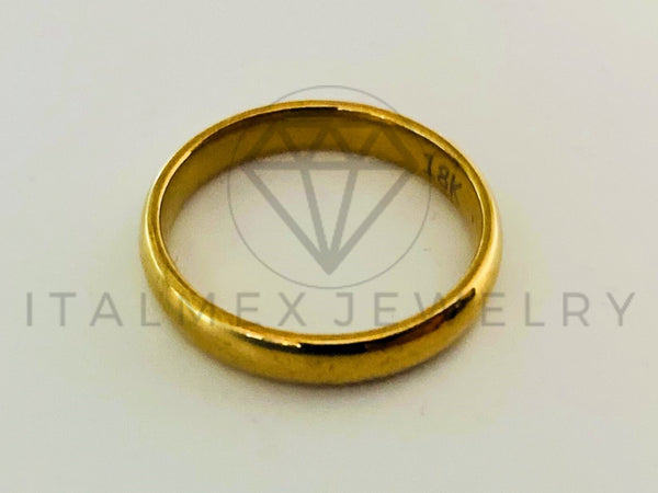 Anillo de Lujo - 105442 - Argolla Lisa 3mm Oro Laminado 18K