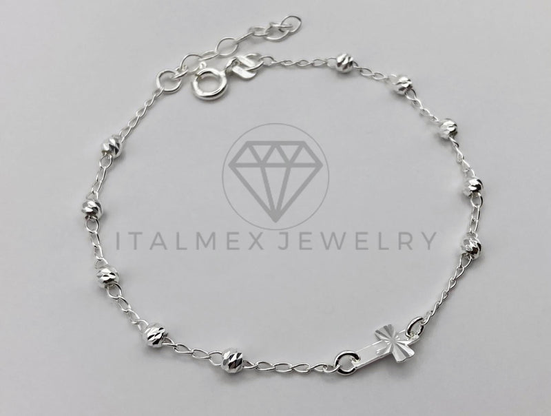 Pulsera de Lujo - 105465 - Pulsera con Estilo Misterio Plata .925