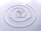 Cadena Torzal 1.5mm - Plata .925