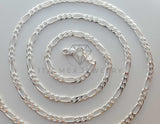 Cadena Figaro 3mm Plata .925