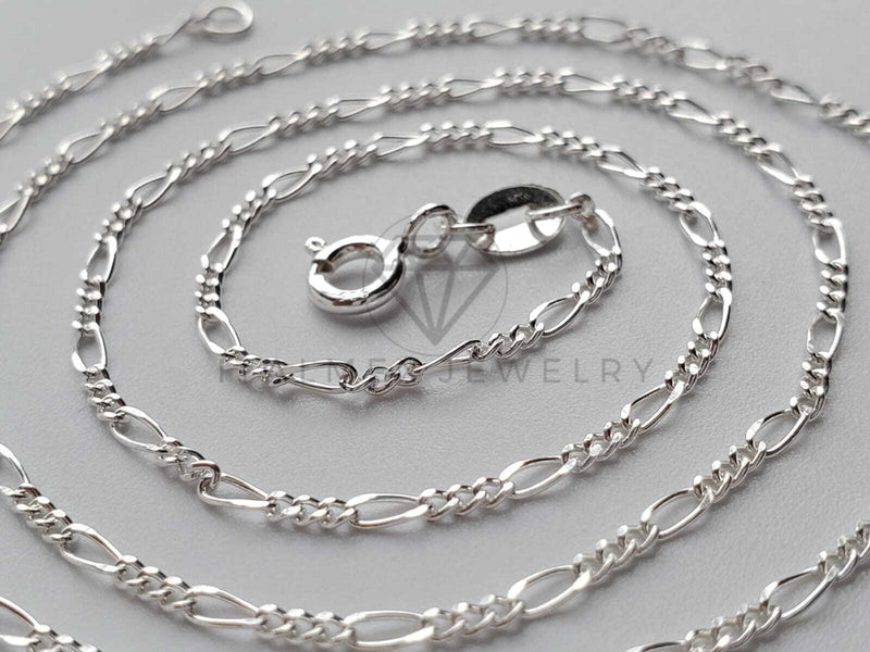 Cadena Figaro 1mm - Plata .925