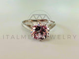 Anillo de Plata - 105415 - Anillo Solitario Matrimonio Plata .925