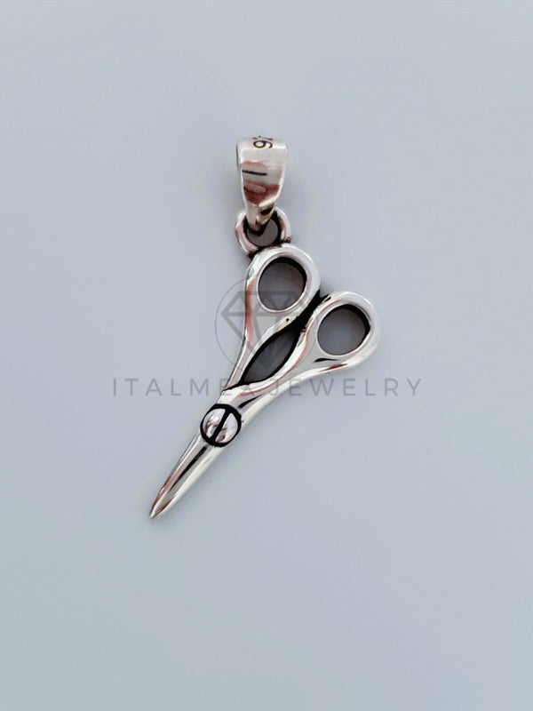 Dije No Religioso - 104816 - Dije Tijeras Mini - Plata .925