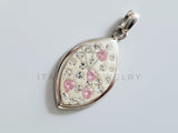Dije No Religioso - 105175 - Dije Cucharita Pasta Circonia Rosa Plata .925