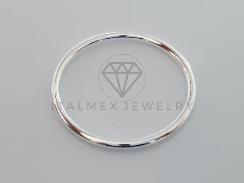 Anillo de Dama - 104724 - Argolla Lisa Delgada Plata .925