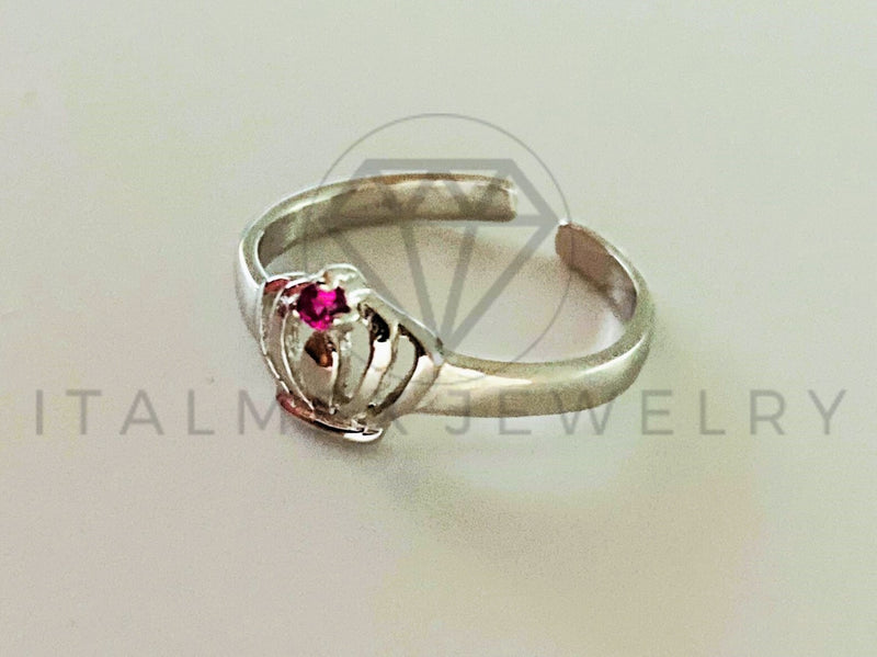 Anillo de Plata - 105417 - Anillo Corona Ajustable Niña Plata .925