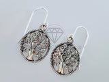 Arete de Lujo - 105202 - Arete Arbol de la Vida - Plata .925