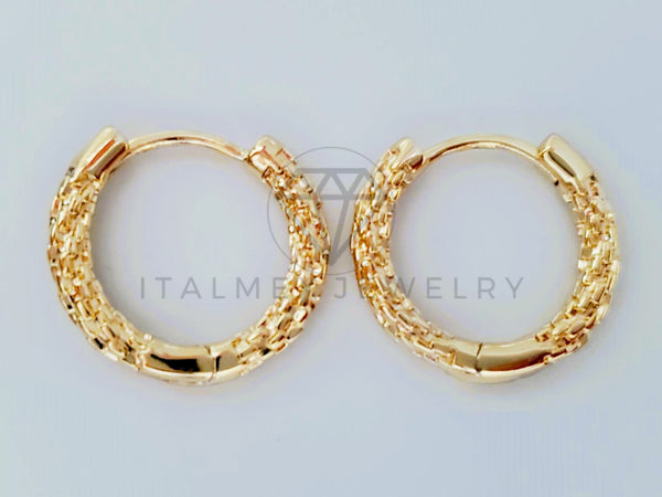 Arete de Lujo - 104886 - Aracada Clasica Cuerda Oro Laminado 18K