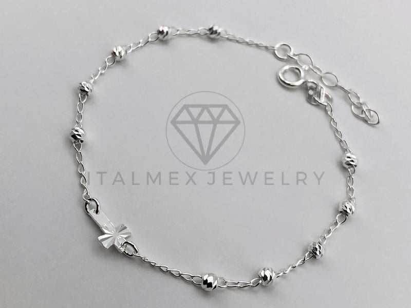 Pulsera de Lujo - 105465 - Pulsera con Estilo Misterio Plata .925