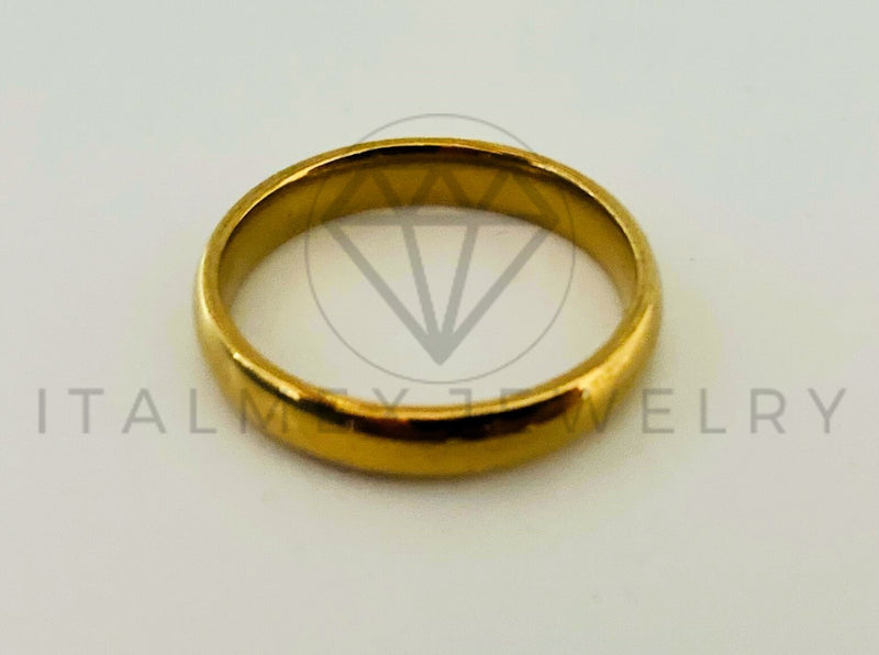 Anillo de Lujo - 105442 - Argolla Lisa 3mm Oro Laminado 18K