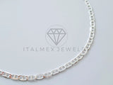 Pulsera Marina 3mm Plata .925