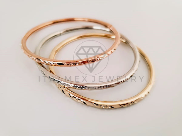 Semanario de Lujo - 104877 - Fin de Semana Niña Rayado 50mm Oro Laminado 18K