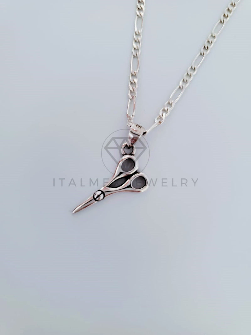 Dije No Religioso - 104816 - Dije Tijeras Mini - Plata .925