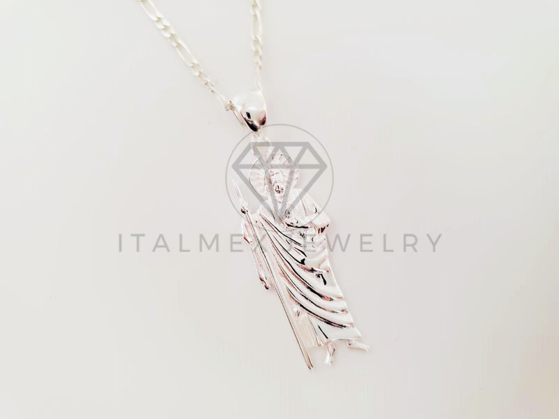 Dije Religioso - 104786 - Dije San Judas Tadeo Plata Fina .925