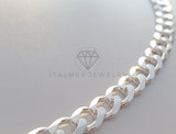 Cadena Cubana 6mm Plata .925