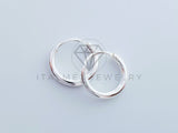 Arete de Lujo - 105064 - Arracada Lisa 10mm - Plata .925