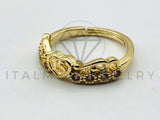 Anillo de Dama - 105559 - Diseño 15 Años Circonia Rosa Oro Laminado 18K