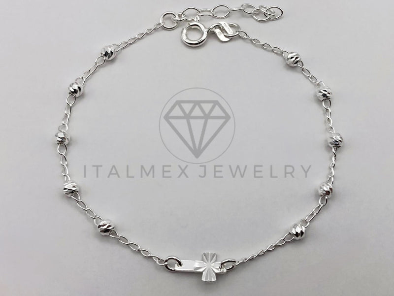 Pulsera de Lujo - 105465 - Pulsera con Estilo Misterio Plata .925