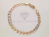 Pulsera de Lujo - 105303 - Pulsera Cubana Miami Florentino 5mm - Oro Laminado 18K
