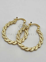 Arracada de Lujo - 106288 - Arete de Coqueta Oro Laminado 18K