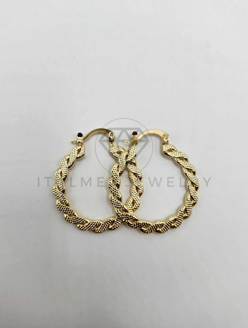 Arracada de Lujo - 106288 - Arete de Coqueta Oro Laminado 18K