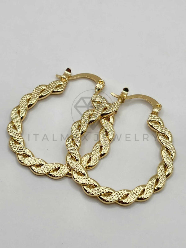 Arracada de Lujo - 106288 - Arete de Coqueta Oro Laminado 18K