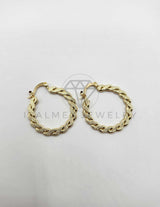 Arracada de Lujo - 106288 - Arete de Coqueta Oro Laminado 18K