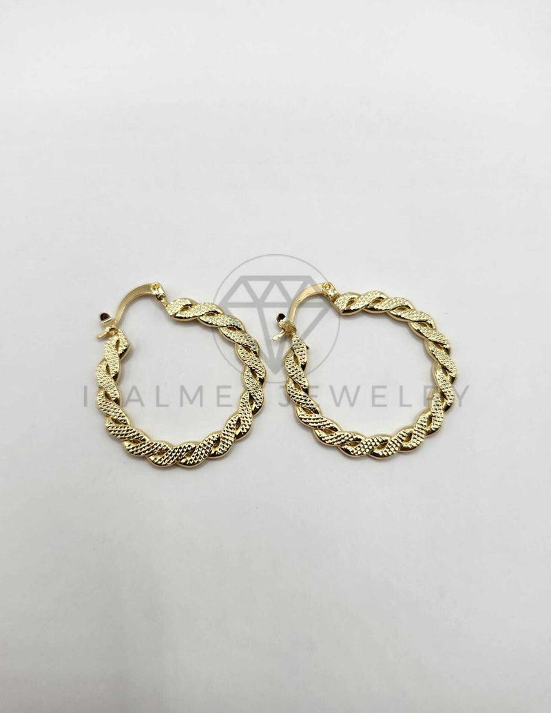 Arracada de Lujo - 106288 - Arete de Coqueta Oro Laminado 18K