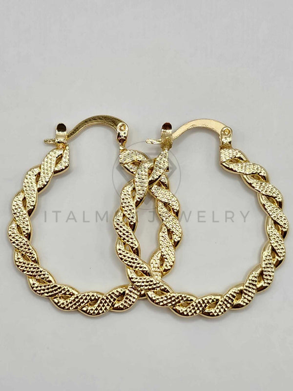Arracada de Lujo - 106288 - Arete de Coqueta Oro Laminado 18K