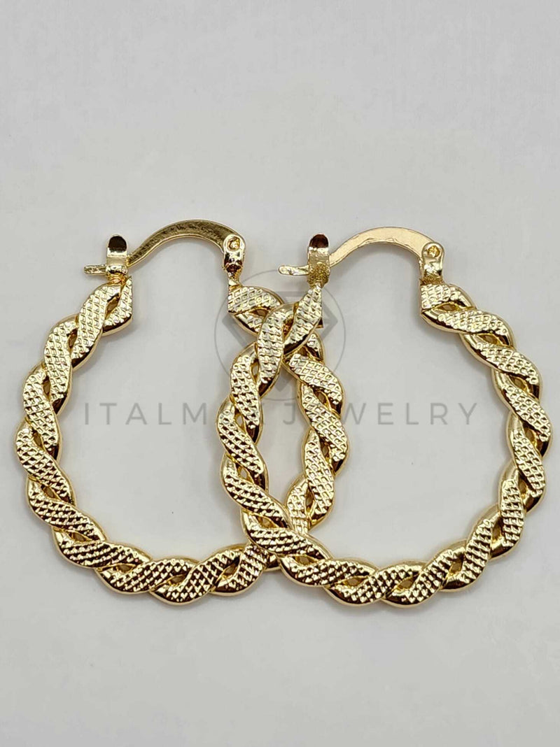 Arracada de Lujo - 106288 - Arete de Coqueta Oro Laminado 18K