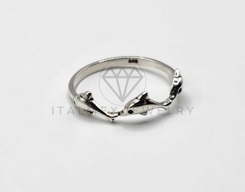 Anillo de Plata - 106326 - Anillo Delfines Plata .925