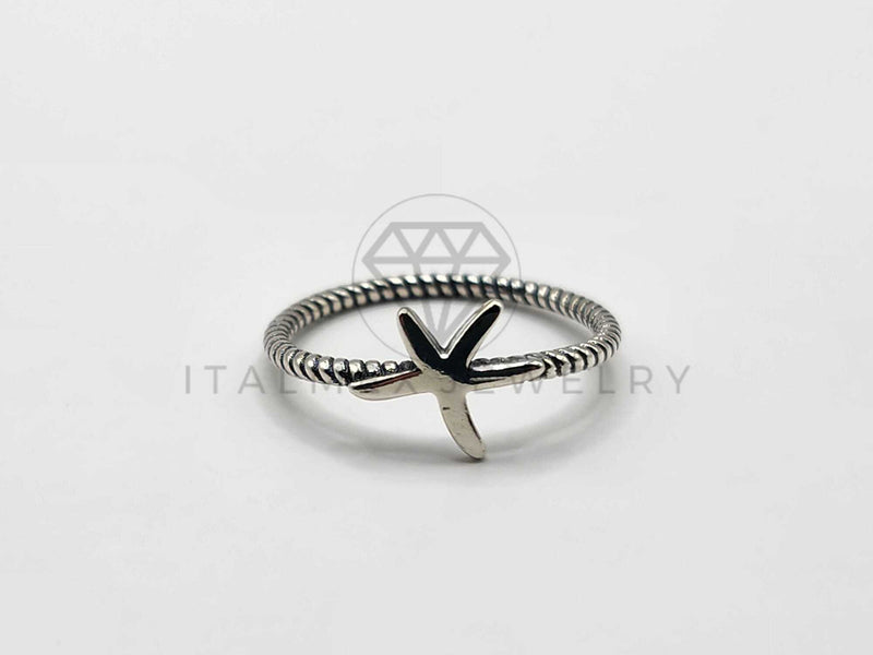 Anillo de Plata - 106329 - Anillo Estrella de Mar Plata .925