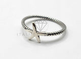 Anillo de Plata - 106329 - Anillo Estrella de Mar Plata .925