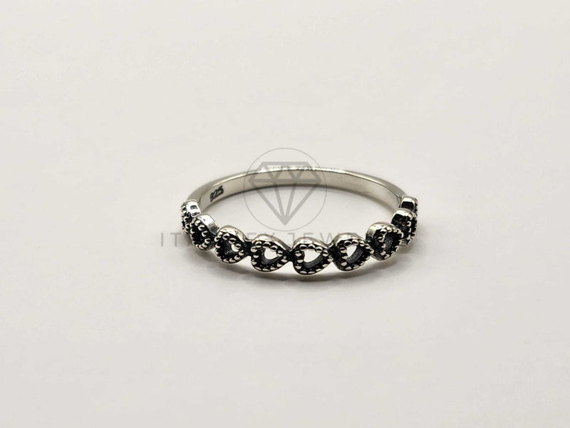 Anillo de Plata - 106336 - Anillo Corazones Plata .925