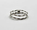 Anillo de Plata - 106342 - Anillo Torcido Plata .925