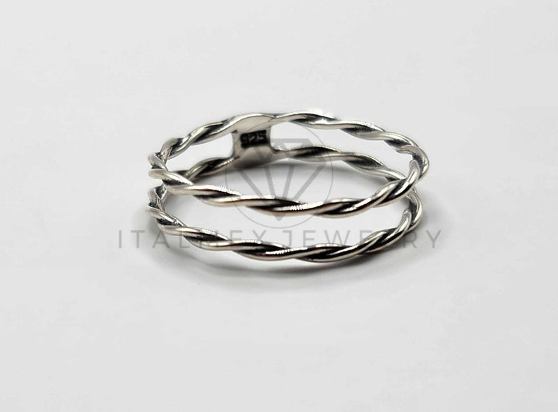 Anillo de Plata - 106342 - Anillo Torcido Plata .925